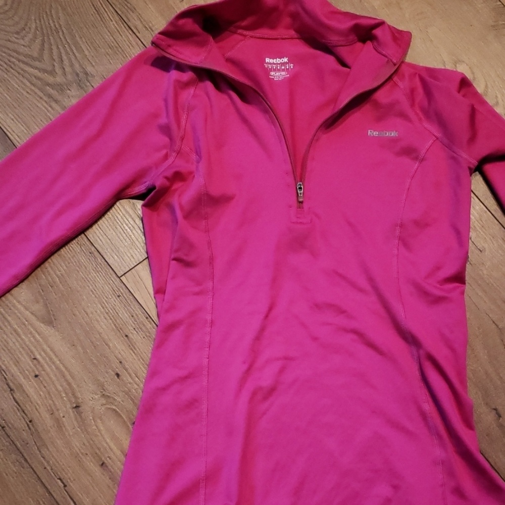 Reebok Pink half zip
